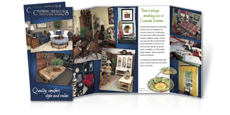 Mark Advertising 4-Fold Brochure Template